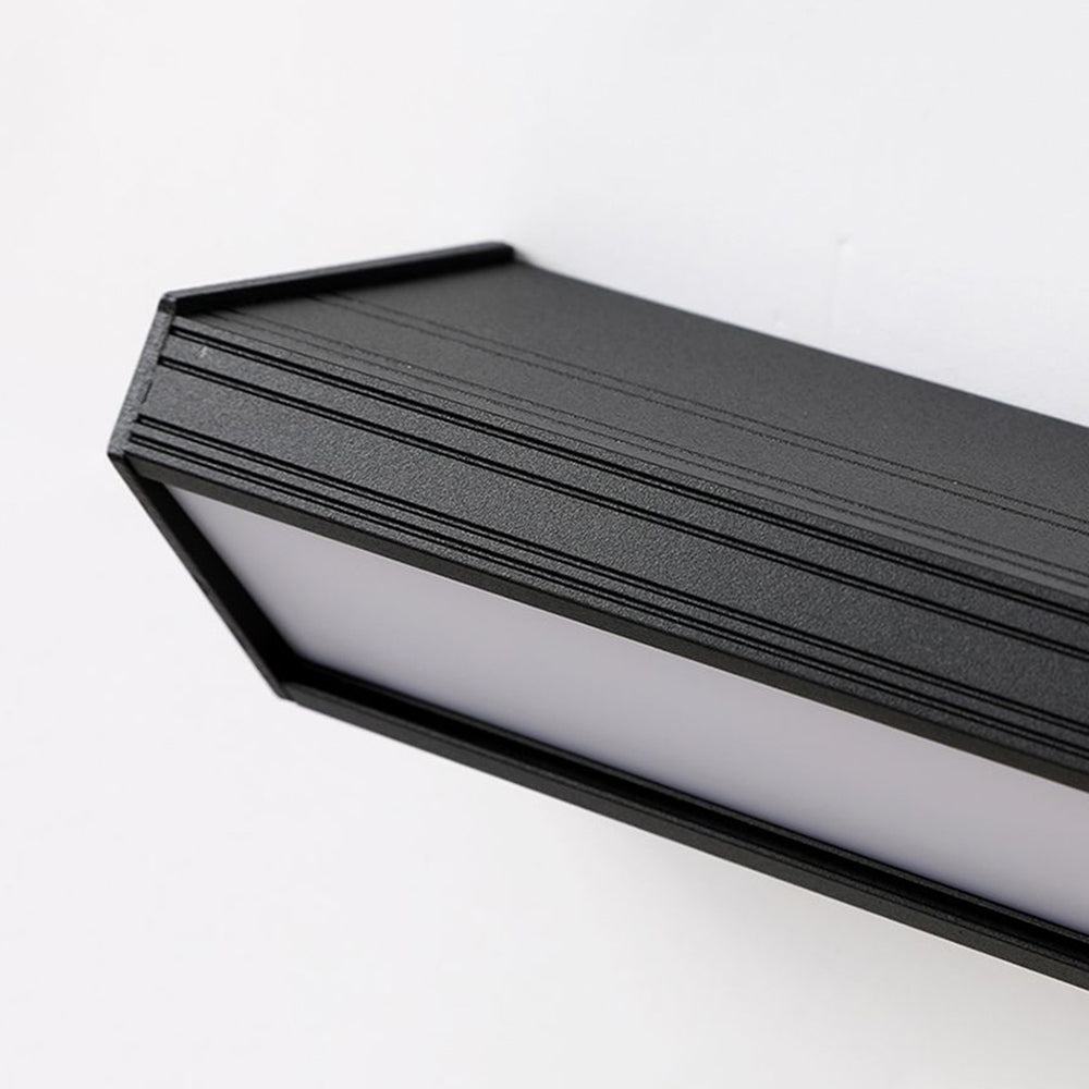 Ray Minimalist Metal Linear Trigonal Columnar Sconce Wall Lamp