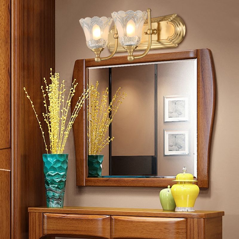 Ray Modern Flower Metal Vanity Wall Lamp