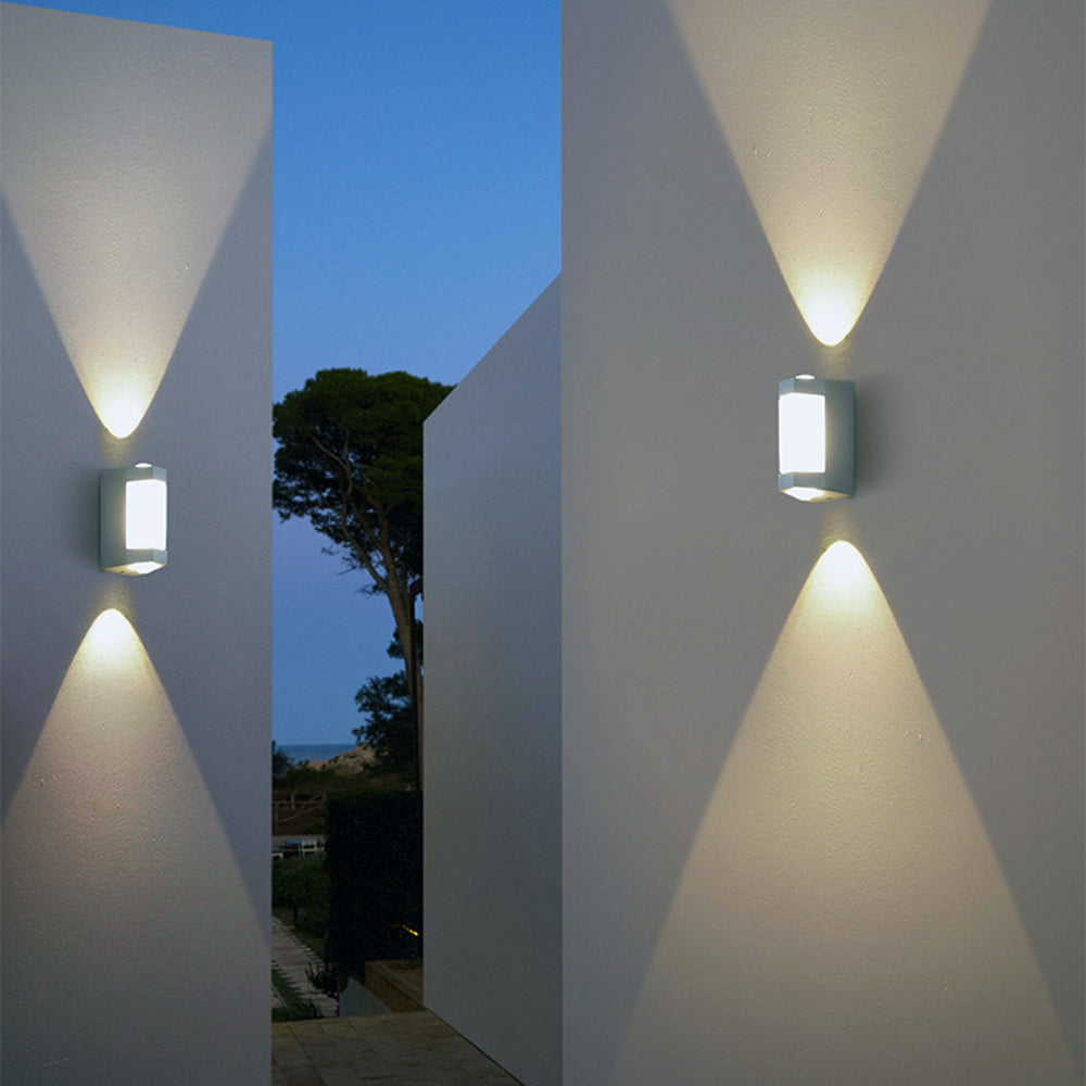Ray Nordic Up Down Acrylic Outdoor Wall Lamp - Letslighting