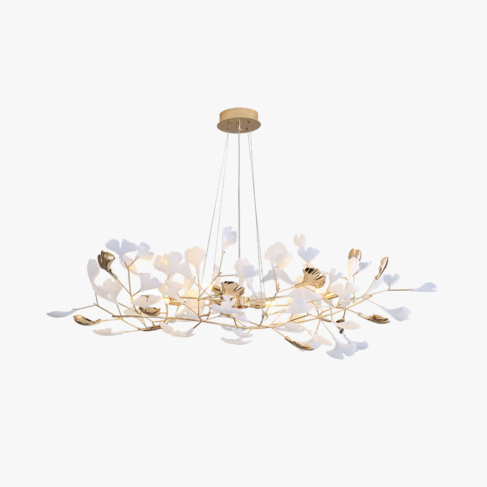 Olivia Modern Petal Shaped Ceramic Chandelier Dining Room - Letslighting