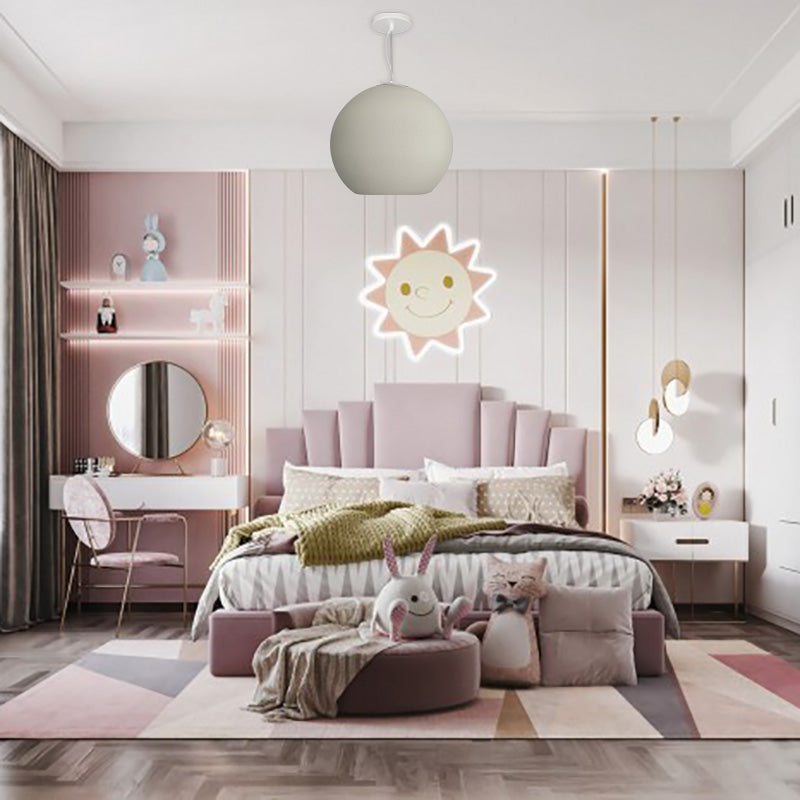 Avi Simple Ball Shape Metal Pendant Light
