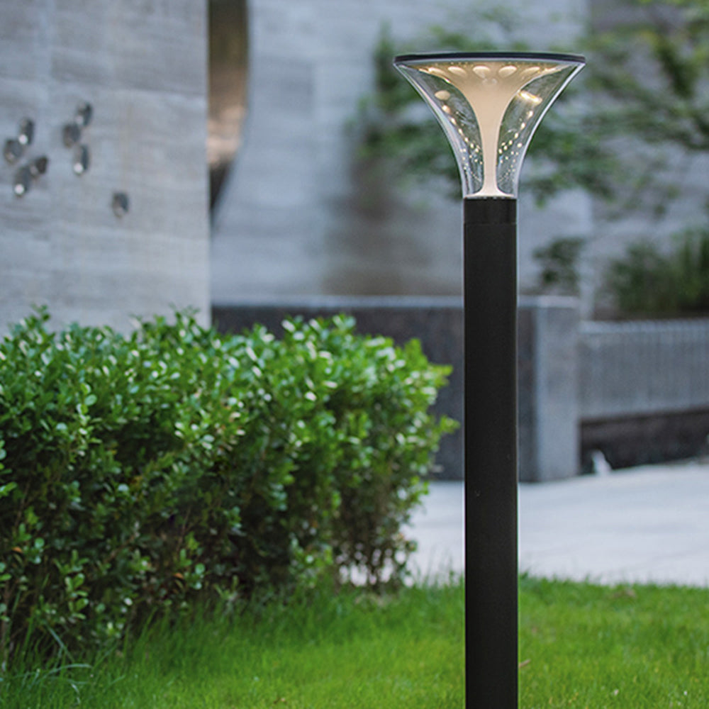 Ray Modern Metal Cylinder Outdoor Path Light