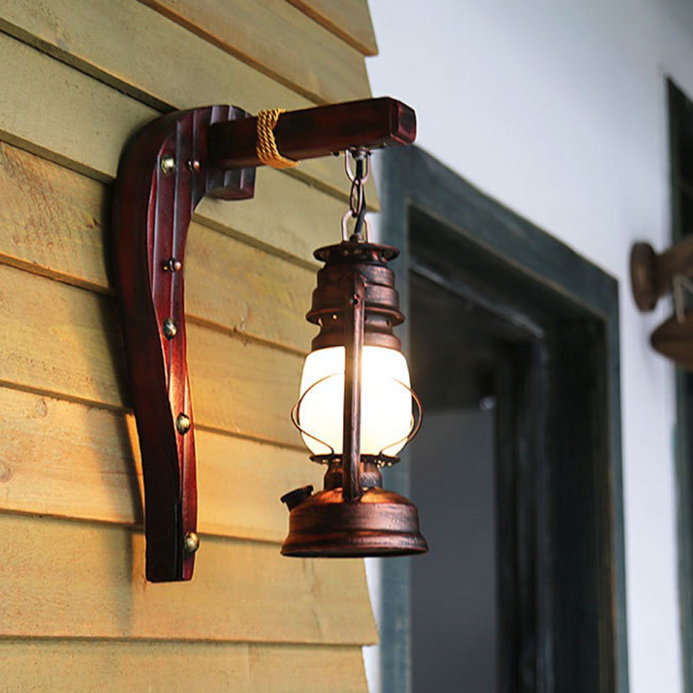 Epoch Wall Lamp Minimalist Retro Arc Lampholder Wood Bedroom
