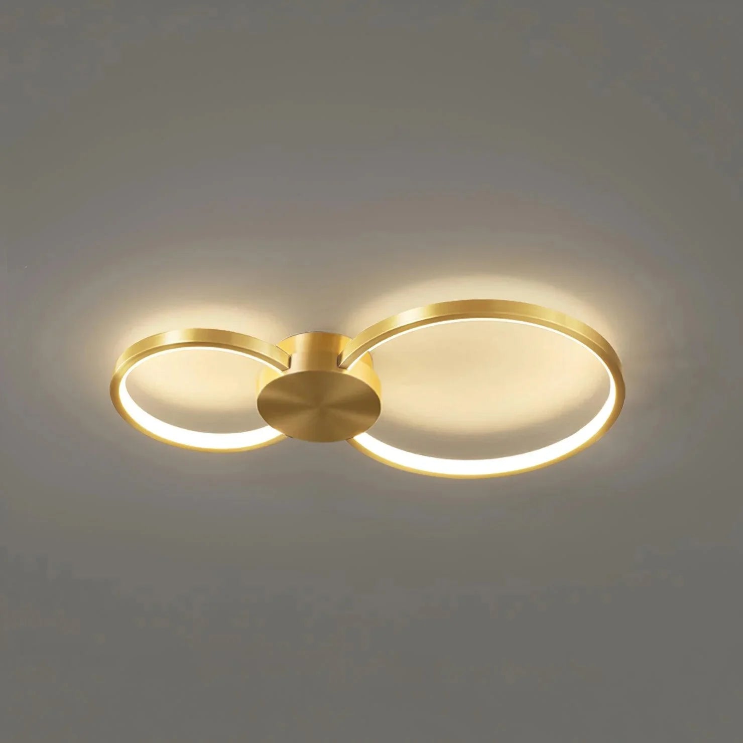 Rick Modern LED Loop Metal Ceiling Light Living Room Bedroom - Letslighting