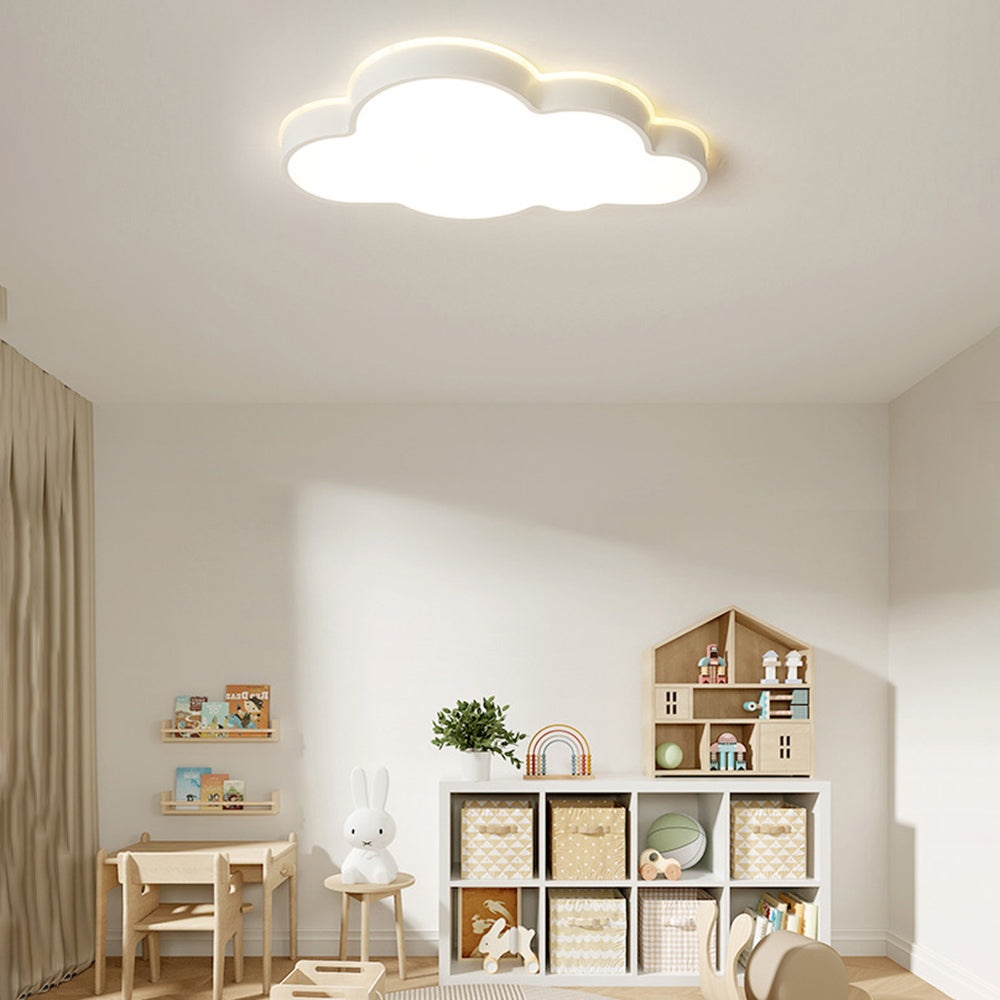 Arisha Modern Flush Mount Cloud Ceiling Light Metal