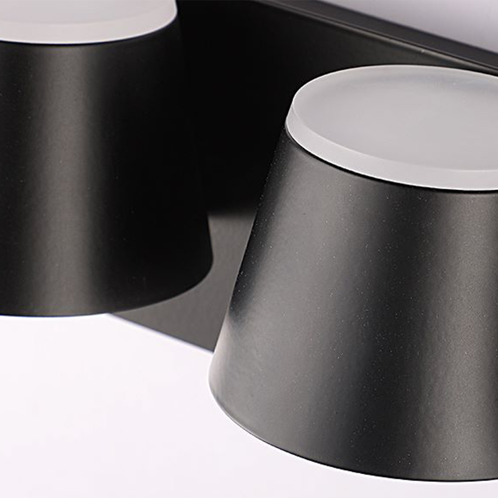 Arisha Modern Cylindrical Metal Mirror Front Wall Lamp
