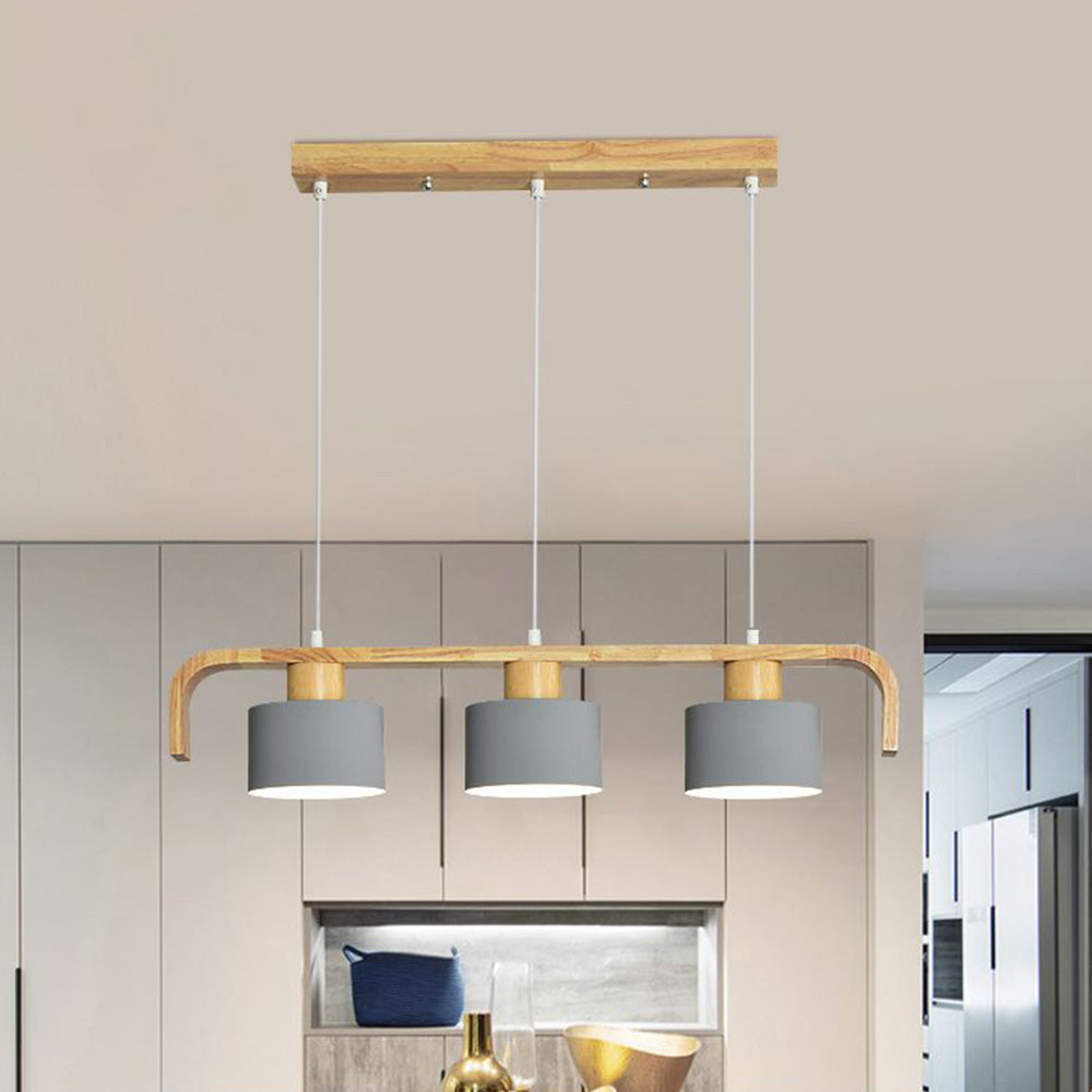 Valentina Pendant Light Cylinder Nordic Bamboo Bedroom