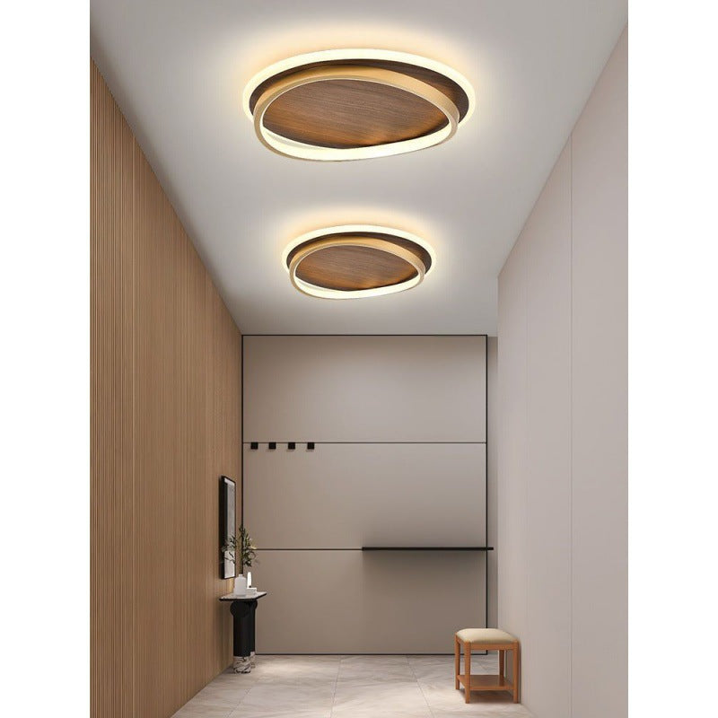 Arisha Modern Rund Dimmable Ceiling Light Gold Metal Acrylic Bedroom