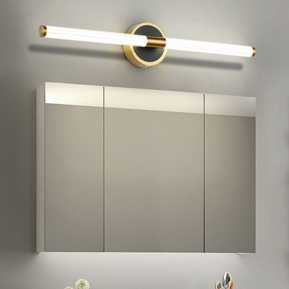 Arisha Designer Linear Mirror Front Vanity Wall Lamp Cooper - Letslighting