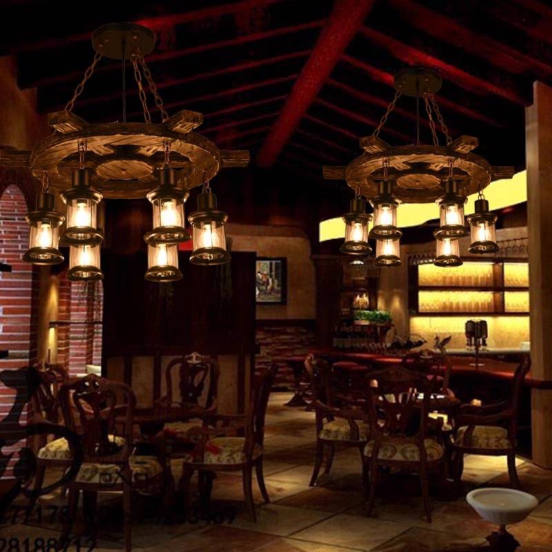 Epoch Pendant Light, Wood & Metal, 31"