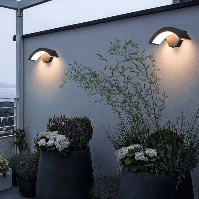 Ray Nordic Arc LED Outdoor Wall Lamp - Letslighting