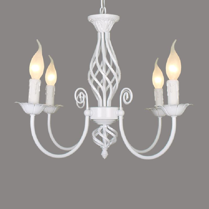 Silva Pendant Light Candle Retro Metal Glass Restaurant