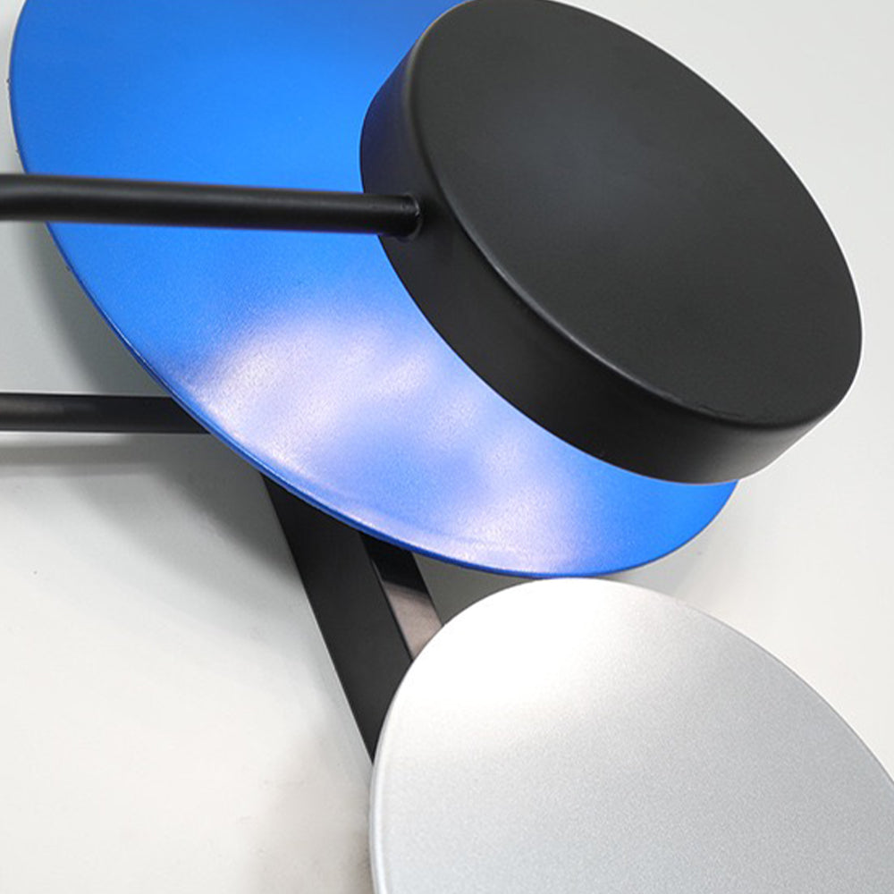 Arisha Modern Circular Metal Wall Lamp, Living Room