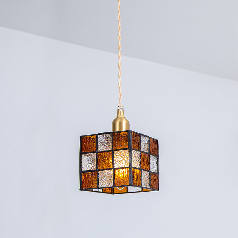 Valentina Retro LED Metal Glass Pendant Light Bedroom Dining Room