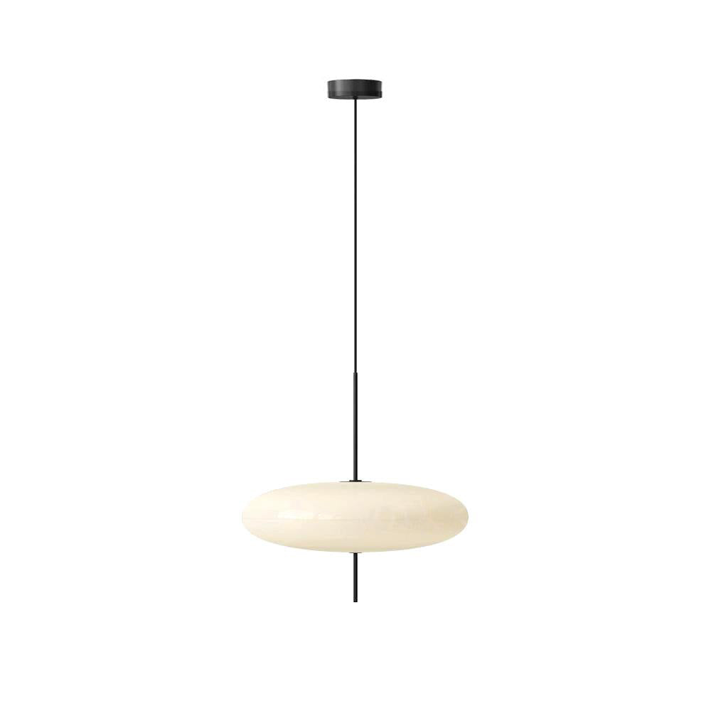Lustra Pendant Lamp Joined Black-Painted for Living Room - Letslighting