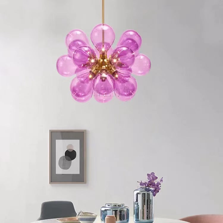 Valentina Glass Bubble Pendant Light for Kitchen Island - Letslighting