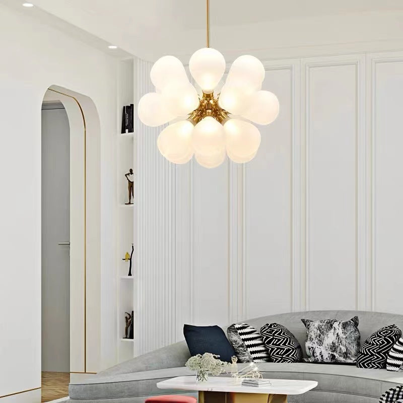 Valentina Glass Bubble Pendant Light for Kitchen Island - Letslighting