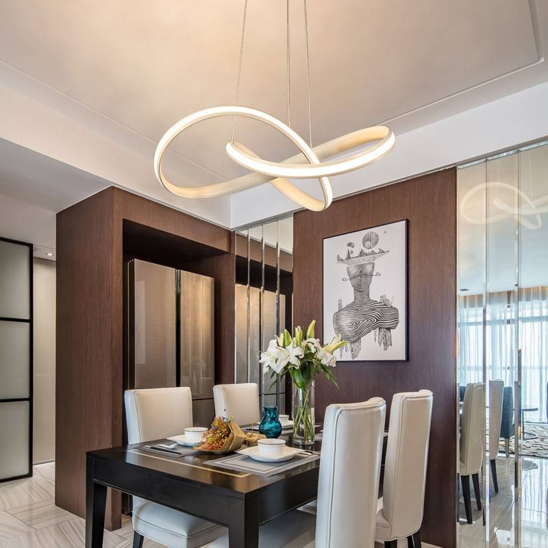 Arisha Pendant Light linear Modern Acrylic Dining Room - Letslighting