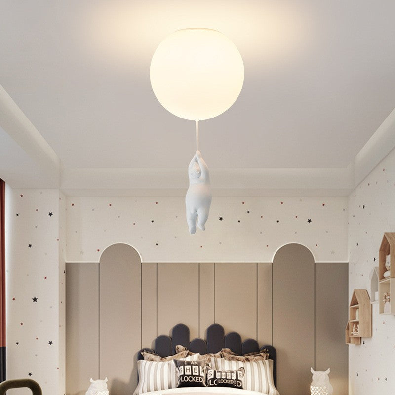 Aria Bear Balloon LED Children Flush Mount Ceiling Light 3 Style - Letslighting