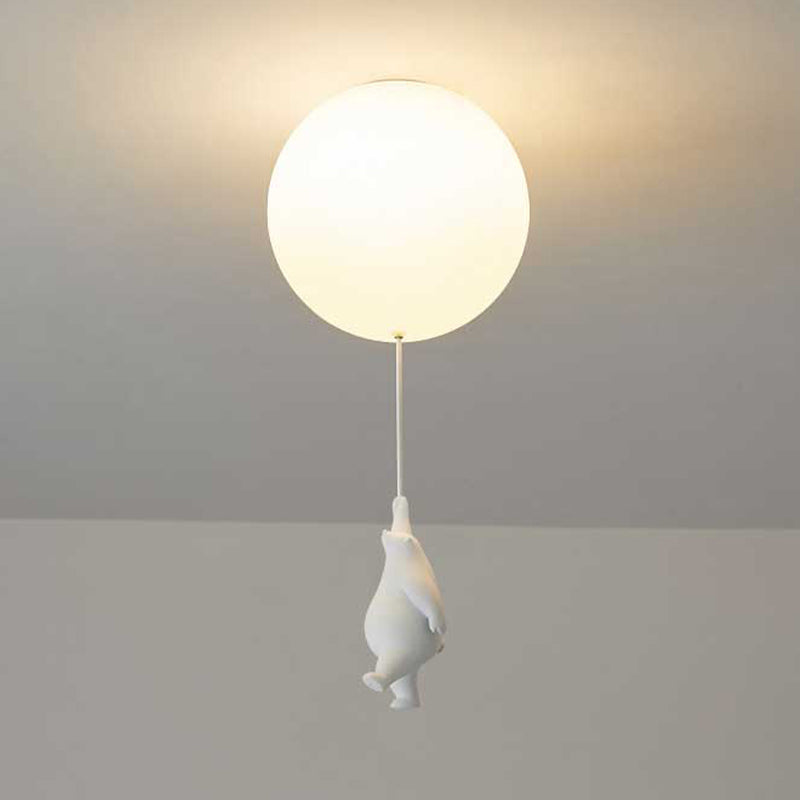 Aria Bear Balloon LED Children Flush Mount Ceiling Light 3 Style - Letslighting