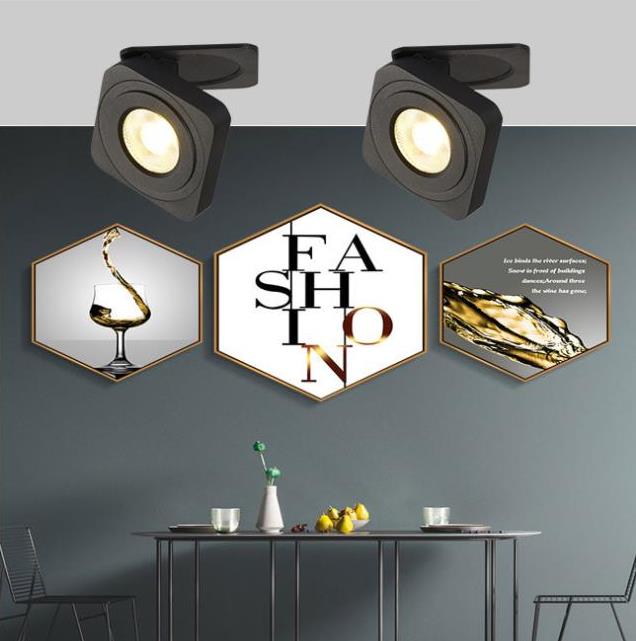Arisha Modern LED Flush Mount Ceiling Light Black White Metal Living Room Dining Room