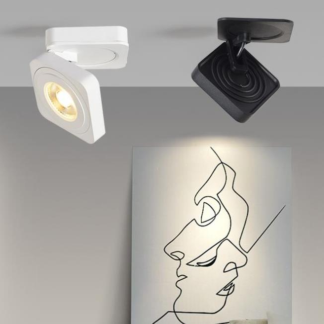 Arisha Modern LED Flush Mount Ceiling Light Black White Metal Living Room Dining Room