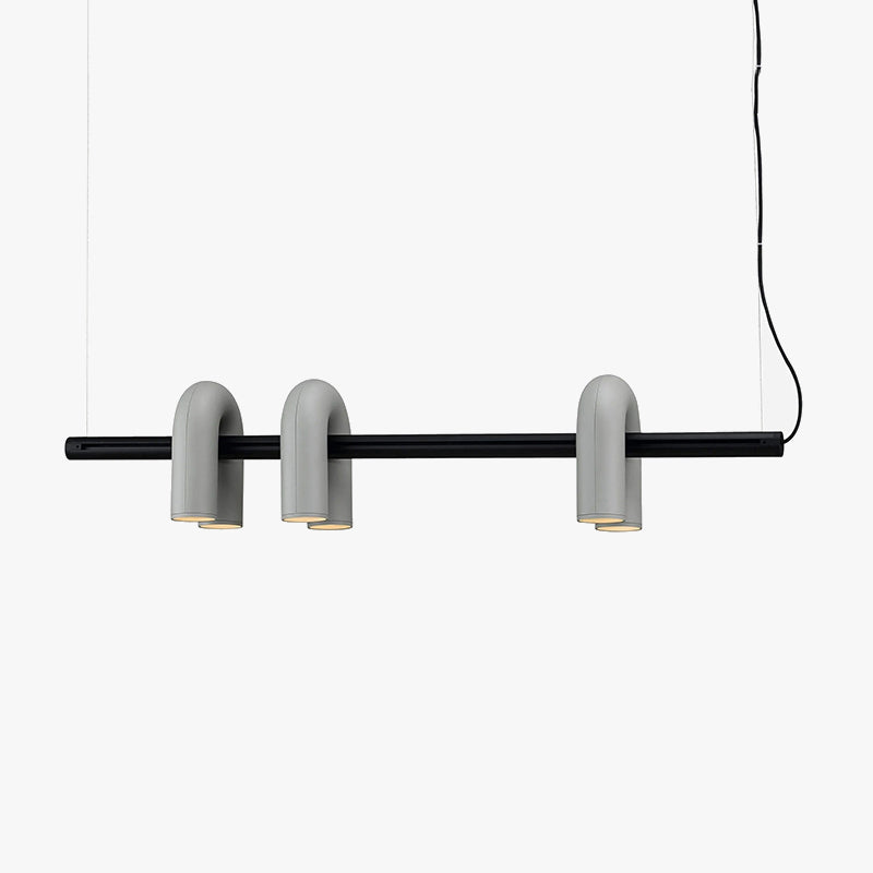 Arisha Modern Pendant Light Linear with 3 U-Shaped Light - Letslighting