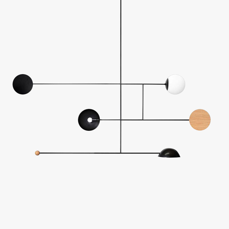 Avi Minimalist Round Led Pendant Light, Living Room - Letslighting