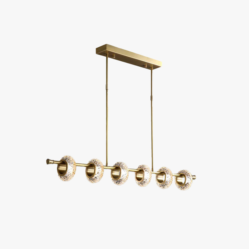 Kristy Modern Luxury metal Glass Pendant Light