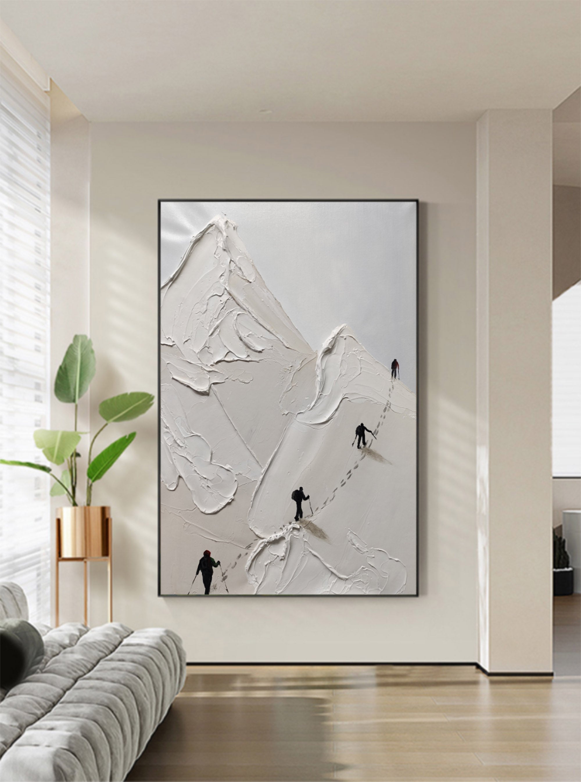 Plaster Art Texture Painting #SG177 - Letslighting