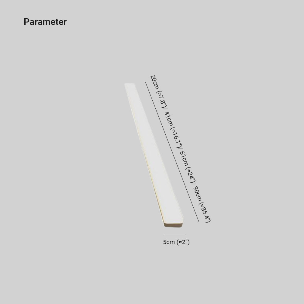 Arisha Simple Bar Mirror Front Vanity Wall Lamp Acrylic