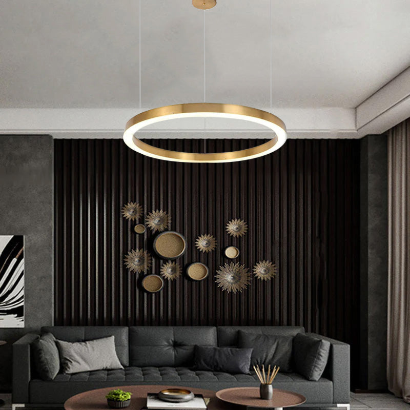 Arisha Modern Ring Metal Pendant Light - Letslighting