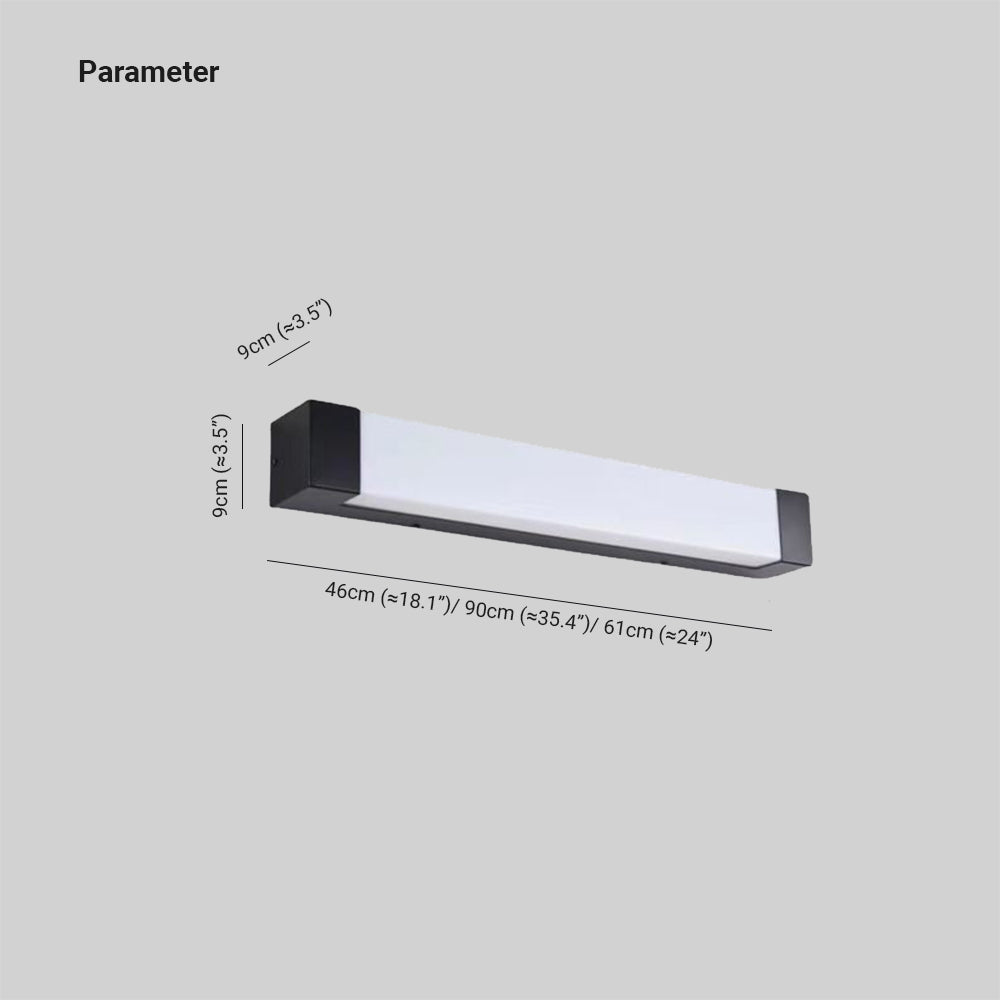 Ray Minimalist Linear Outdoor Wall Lamp - Letslighting
