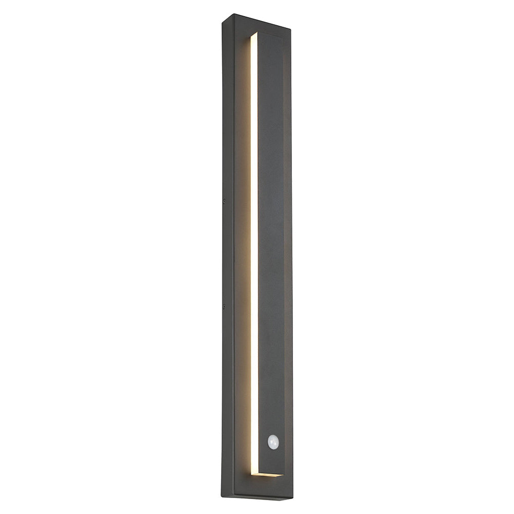 Arisha Modern Square Ring Outdoor Wall Lamp, Dark/Gray Bronze - Letslighting