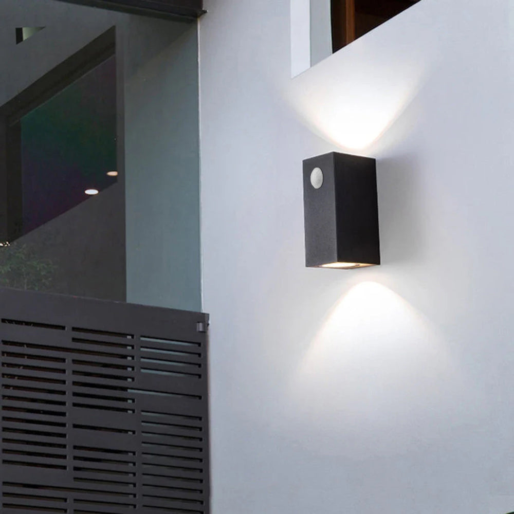 Ray Minimalist Square Outdoor Wall Lamp - Letslighting