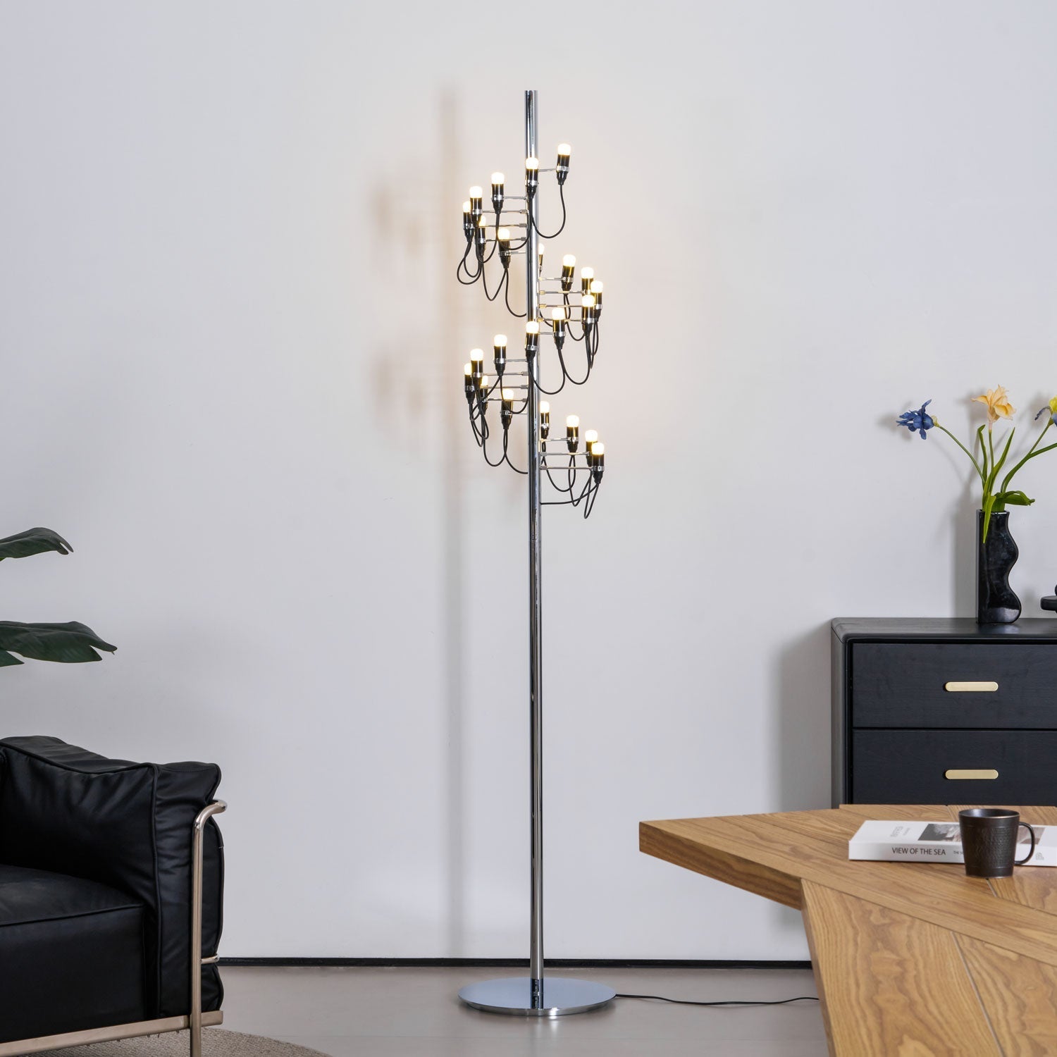 Olliryra Sculptural Steel Floor Lamp - Letslighting
