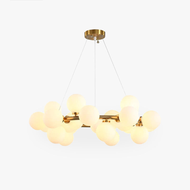 Valentina Chandelier Bubble, Magic Beans, Glass, Dining Room