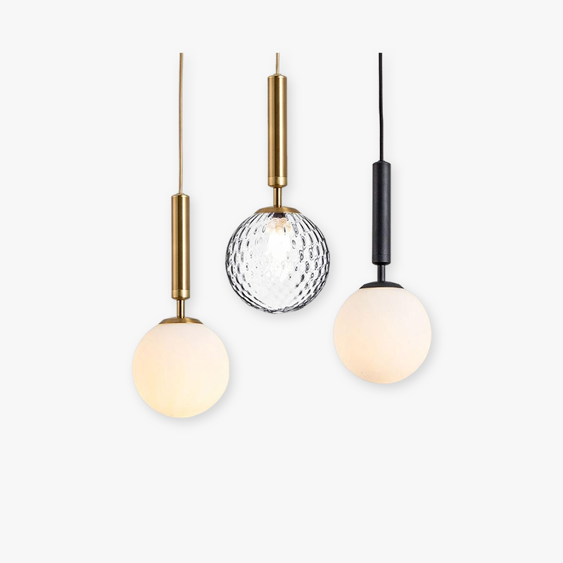 Valentina Modern Glass Ball Pendant Light - Letslighting