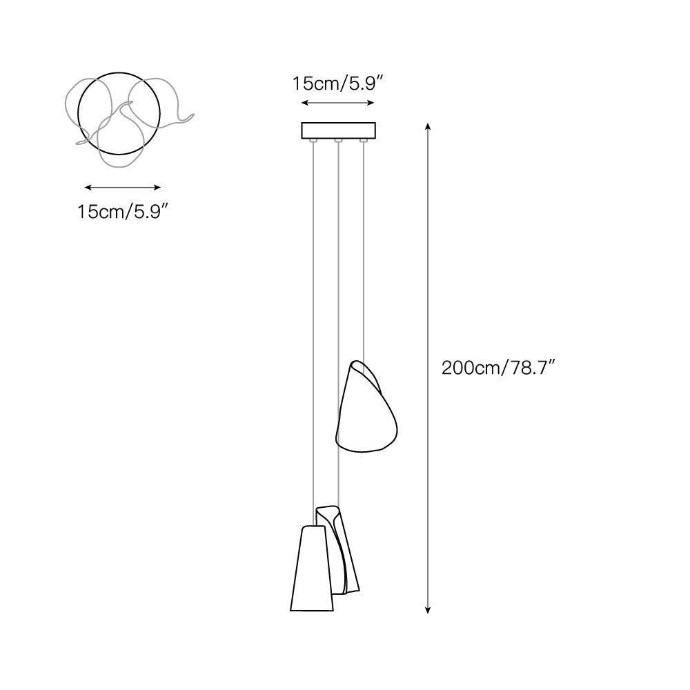 Ulfuvye Porcelain Ceramics Pendant Light - Letslighting