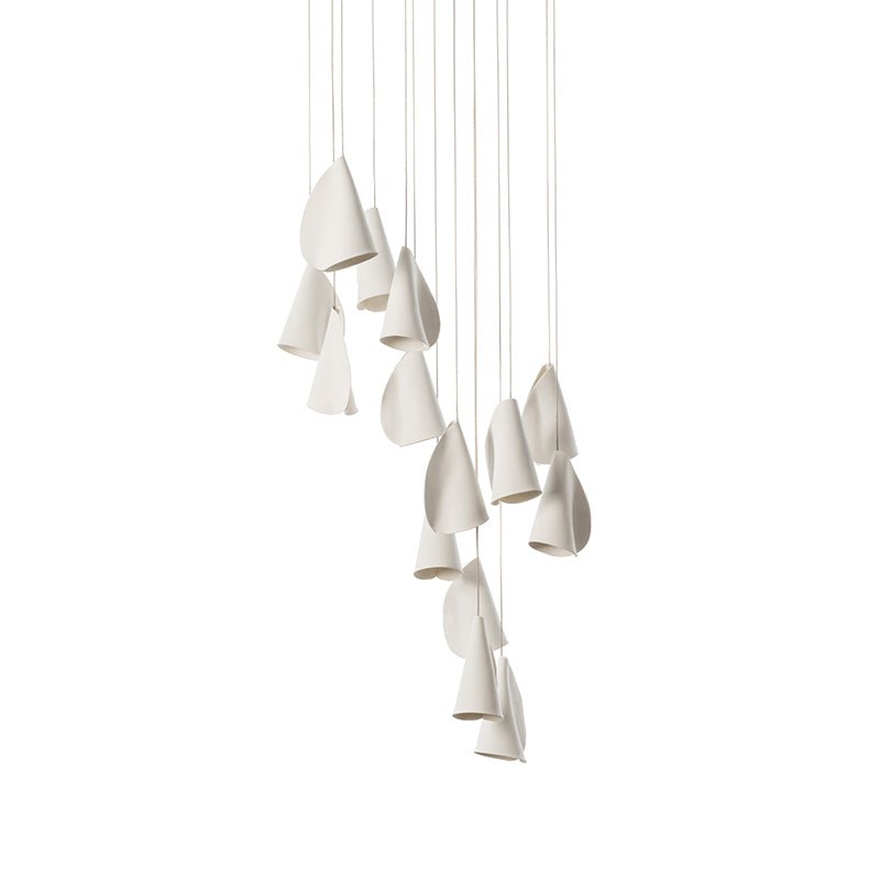 Olshaion Geometric Ceramic Pendant Light - Letslighting
