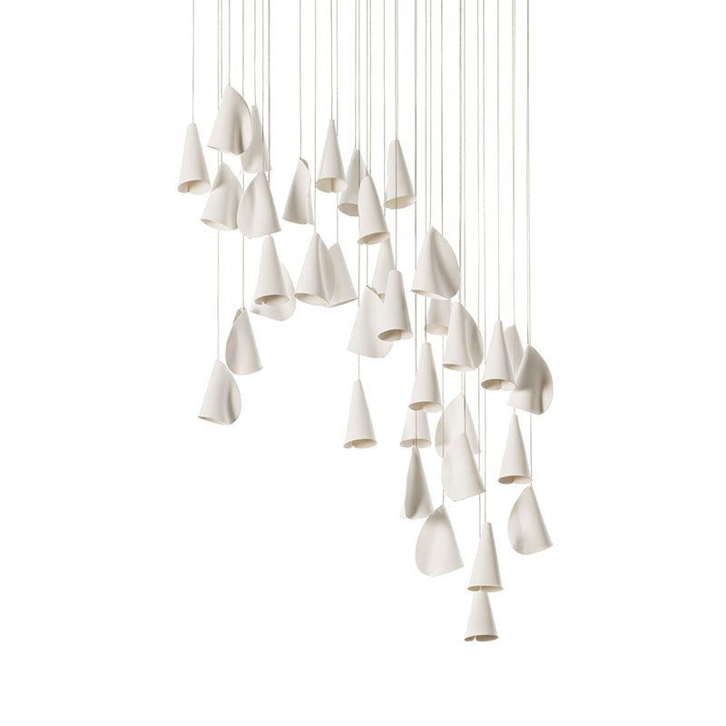 Olshaion Geometric Ceramic Pendant Light - Letslighting