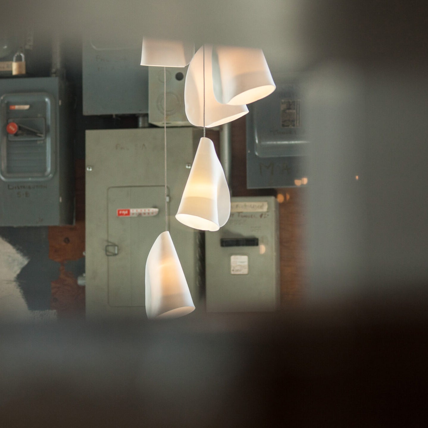 Olshaion Geometric Ceramic Pendant Light - Letslighting