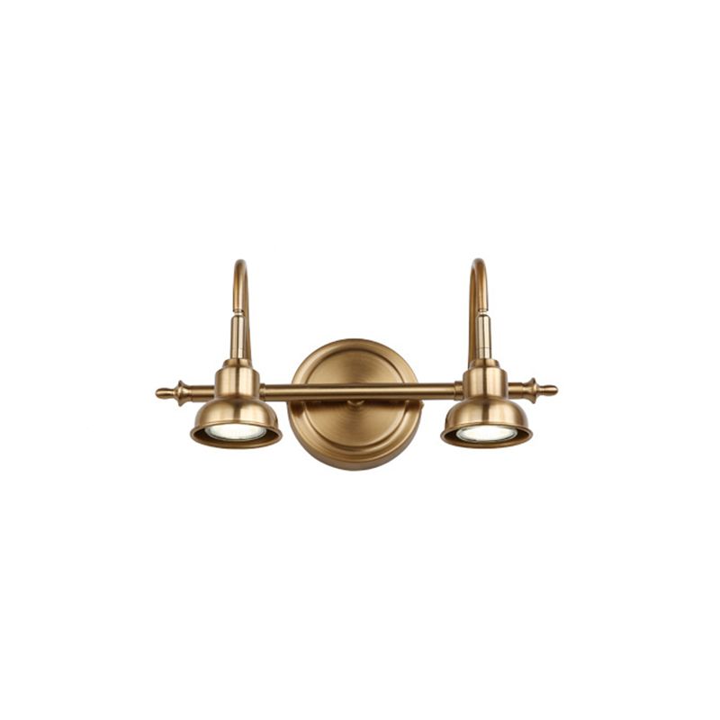 Kristy Vintage Round Arc Vanity Wall Lamp Bedroom