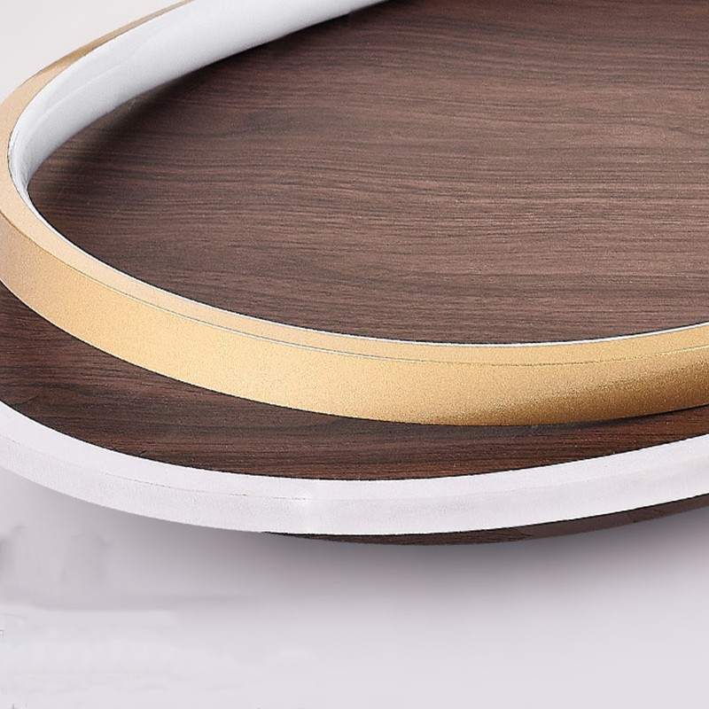 Arisha Modern Rund Dimmable Ceiling Light Gold Metal Acrylic Bedroom