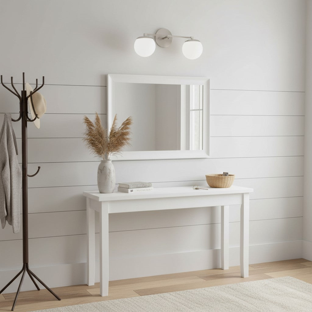 Pearl Milk Glass Brass Wall Sconce Bathroom