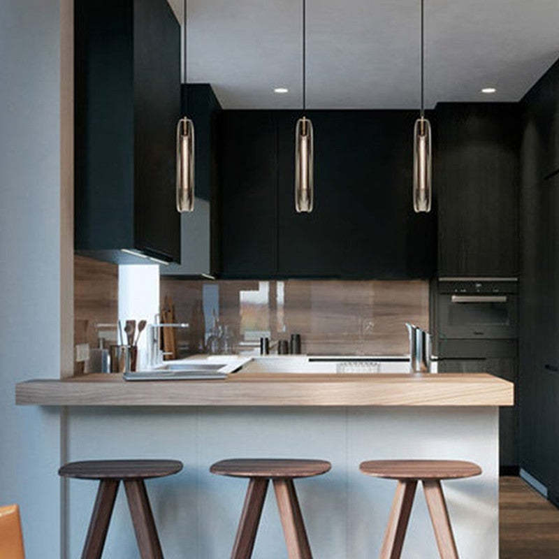 Arisha Brass Designer LED Glass Pendant Lamp - Letslighting
