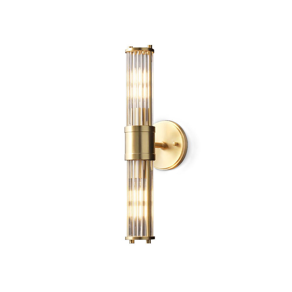 Allen Wall Lamp Glass Rods Modern Brass - Letslighting