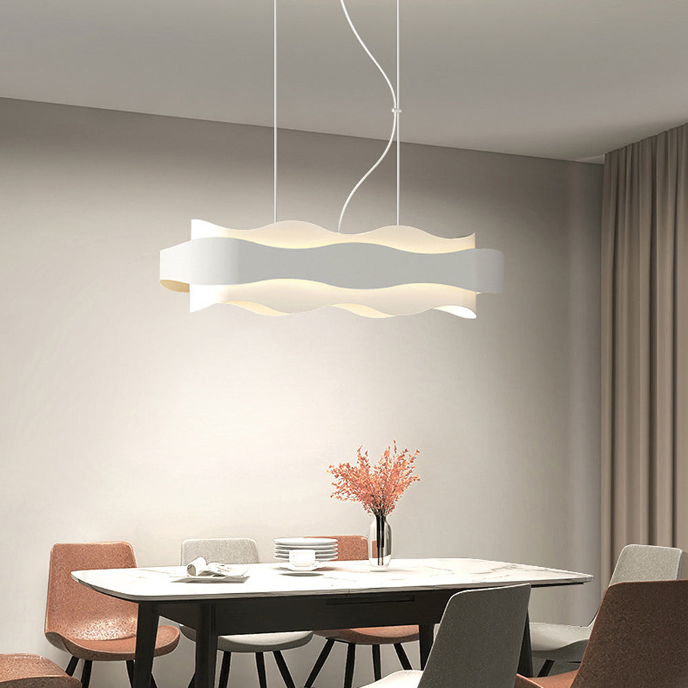 Arisha Art Deco Flower Shape Metal Pendant Light
