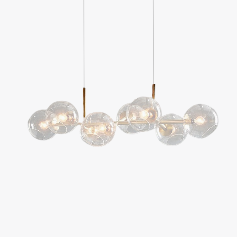 Valentina Modern Glass Globe Bubble Pendant Light Living Room - Letslighting