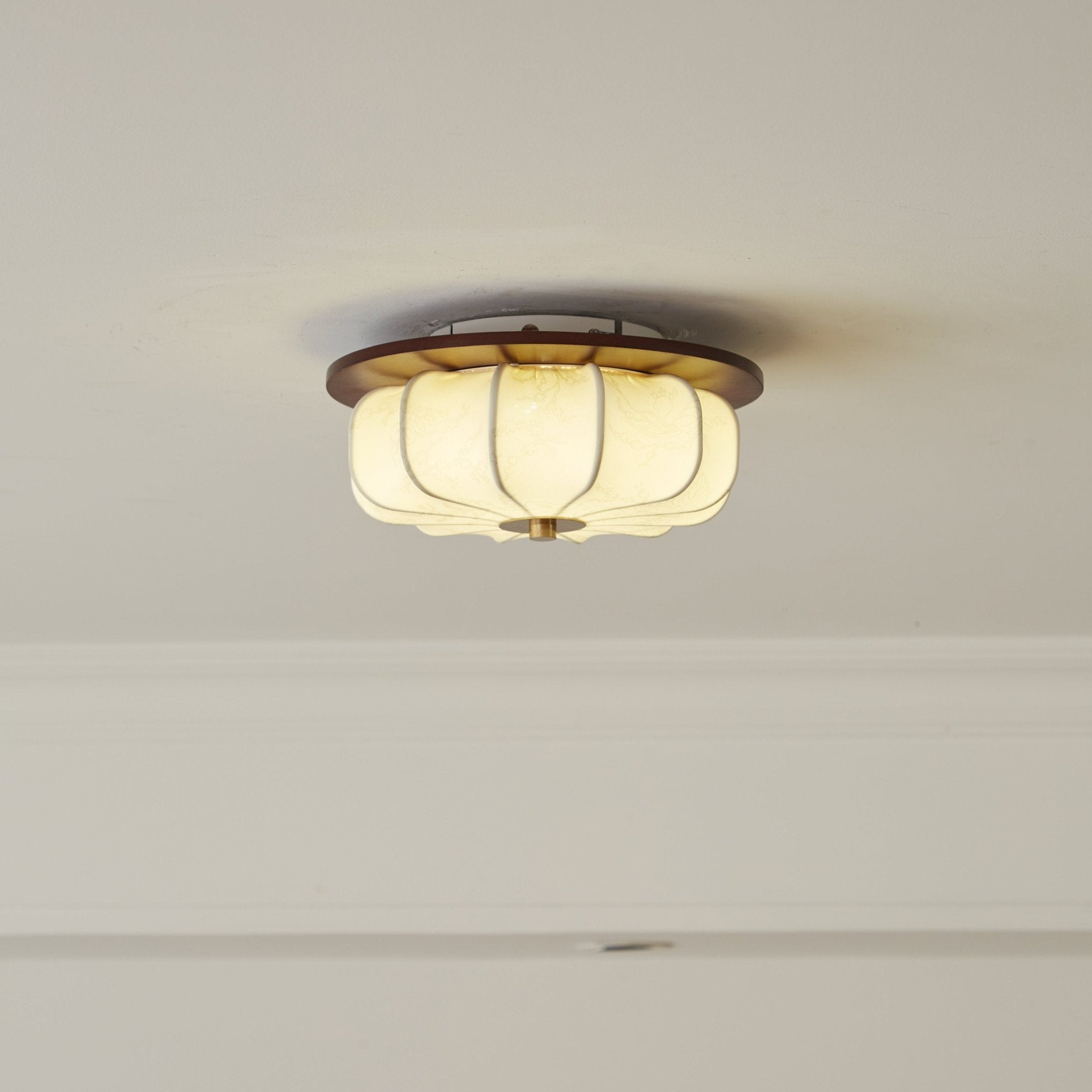 Elowen Fabric Ceiling Light - Letslighting